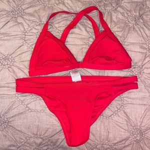 Red bikini
